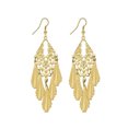 thumbnail image 4 of Qarigey Paquete de 2 pendientes estilo barroco Vintage Metal Scrub oreja colgante bohemio mujer accesorios San Valentín para vacaciones oro Oro 10Conjunto, 4 of 6