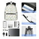 thumbnail image 4 of Disketp Floral Mochila Ligera Clásica con Múltiples Bolsillos, Mochila Casual para Hombre y Mujer, Ideal para Escuela, Trabajo y Viajes, 4 of 6