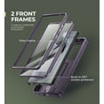 thumbnail image 2 of Dexnor for Samsung Galaxy S25 Ultra Case with Built-in Slide Camera Cover & Screen Protector & Kickstand, Shockproof Rugged Case Full-Body Bumper Protective Cover for Galaxy S25 Ultra 2025, Purple, 2 of 7