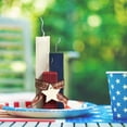 thumbnail image 5 of Patriotic Wood Block Sign Memorial Day Decoration, for Home and Porch, American Flag Themed Wood Sign, Veterans Day and Patriotic Holidays, 5 of 6