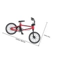 thumbnail image 2 of HIAKDOFT Design Réaliste Mini Moto Tout-Terrain Jouet Bicyclette Miniature Rouge Alliage Objet de Collection 1 Pcs, 2 of 6