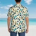 thumbnail image 6 of Xecao Fathers day print Hawaiian shirt - a stylish short-sleeve button-down for men, perfect for casual beach and tropical outings., 6 of 9