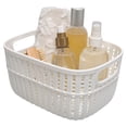 thumbnail image 6 of Simplify Decorative Plastic  Small Storage Basket in White, 6 of 8
