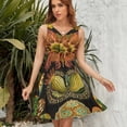 thumbnail image 7 of Ascidia - Ernst Haeckel Women's Tank Dress V Neck Sleeveless Summer Sundress, 7 of 7
