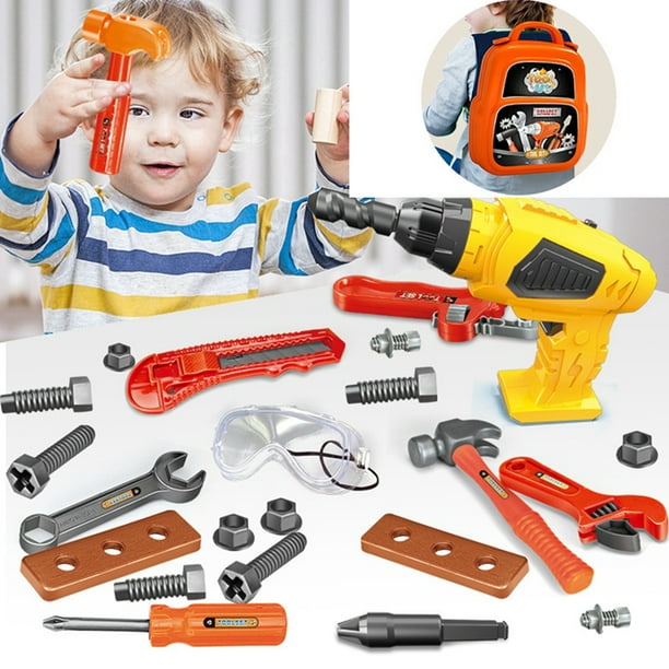 Kit d'outils de construction éducative pour enfants 22PCS Kit d'outils de  construction pour enfants 