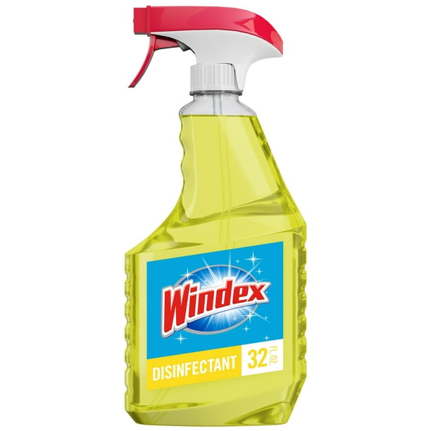 Windex Disinfectant Cleaner Multi-Surface Citrus Fresh, Spray Bottle, 32 fl oz