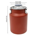 thumbnail image 5 of Autrinix Stainless Steel Food Storage Container With Lid, 12L Airtight Metal Bin For Rice, Grains, Ghee & More, Compact Canister For Home Or Commercial Kitchen, 5 of 11