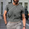 thumbnail image 4 of JINMGG Mens Tops under $5,Men's Unisex Daily T Shirt 3D Print Graphic Prints Animal Print Long Sleeve Tops Casual Bloue,White XXXL, 4 of 9