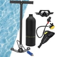 thumbnail image 1 of Kit de Réservoir de Plongée Portable 1 L, Mini Réservoir de Plongée avec Valve de Soulagement de Pression, Conception de Filtre et Jauge Étanche, pour l'Exploration sous-Marine, 1 of 7