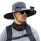 thumbnail image 2 of Sombrero de pesca al aire libre con ventilador solar ancho para hombre, sombrero para el sol con ventilador solar, sombreros de pesca con ventilador ajustable de 3 velocidades, sombrero con ventilador, 2 of 3