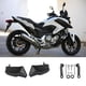 thumbnail image 2 of Gray Protectores de manos negros para motocicleta, Protector de palancas de embrague y freno, protector de manos, 2 of 5