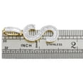 thumbnail image 5 of 10K Yellow Gold Baguette Diamond Initial S Pendant 1.50" Letter Charm 3/4 CT., 5 of 6