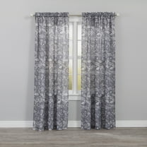 Brylanehome Charlotte Rod-Pocket Panel - 52I W 84I L, Grey Window Curtain