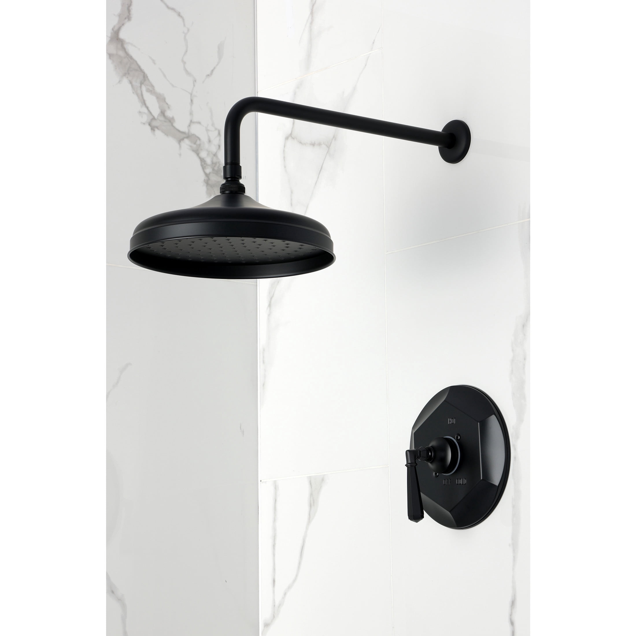 Kingston Brass KBX4630HLTSO Metropolitan Single-Handle Shower Faucet, Trim Only, Matte Black