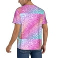 thumbnail image 2 of Fotbe Fun Rainbow Pink Baseball Jersey Shirt for Men and Women, Casual Short Sleeves Button Down T-Shirt-3X-Large, 2 of 9