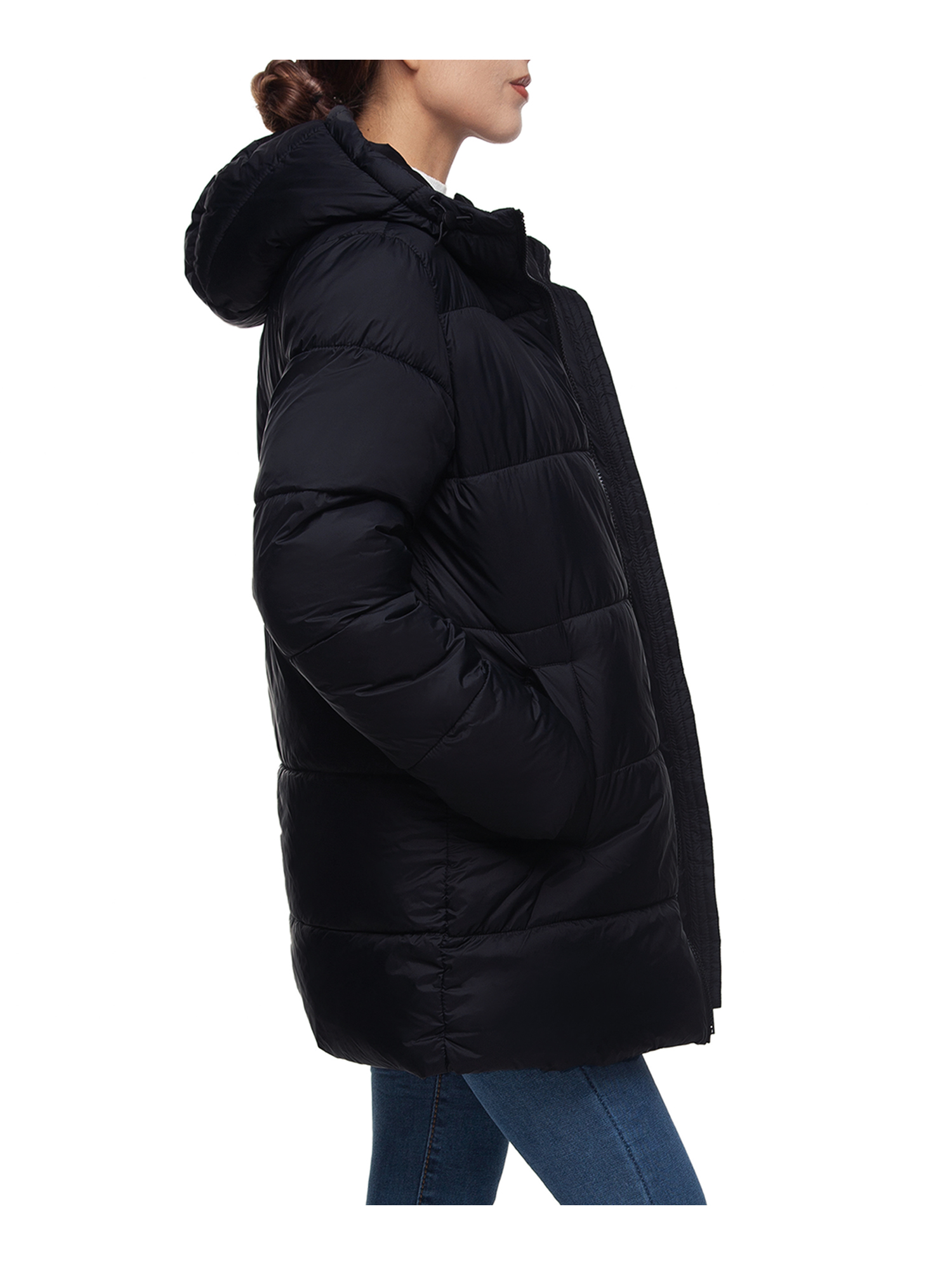 Rokka & Rolla Women's Long Quilted Puffer Coat photo 7