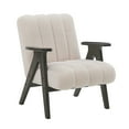 thumbnail image 3 of Cozy Chair With Wood Frame Accent - & Fabric For Comfort, 3 of 6