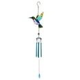 thumbnail image 2 of Wind Chimes for Outside , Hummingbird Wind Chimes, for Garden, Patio, Yard, Window Outdoor Decor, Gifts for Mom Women Grandma Wife, Deep Tone Windchimes for Mother's Day, Birthday(Blue), 2 of 5