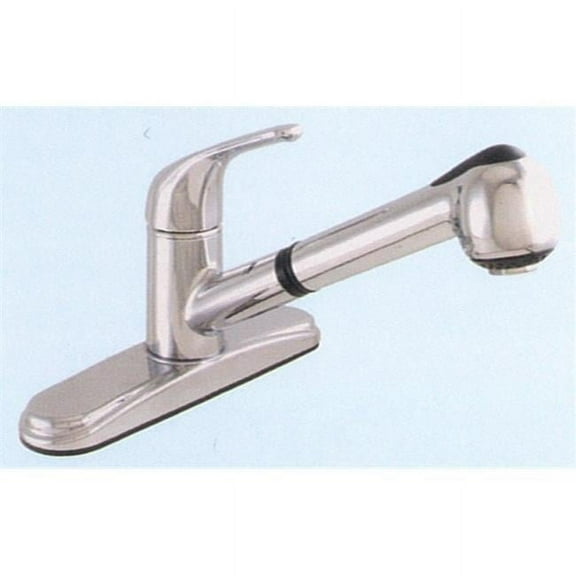 012 10345CP Non-Metallic Construction Single Handle Kitchen Faucet