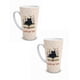 thumbnail image 1 of Duo de tazas de cerámica 502 ml diseño ilustrado de gato, 1 of 7