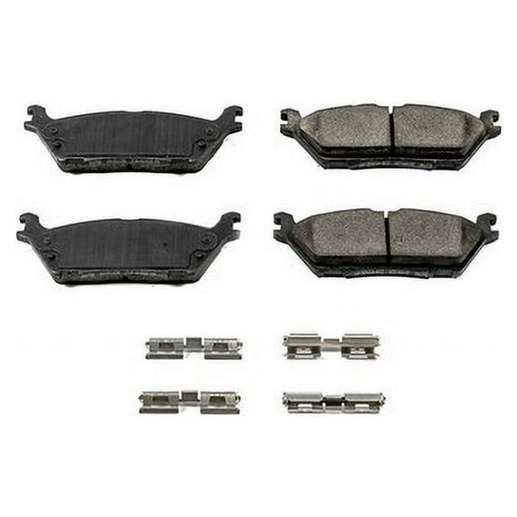 PowerStop 17-1790 Disc Brake Pad Set Ford, Lincoln Disc Brake Pad Set - Rear