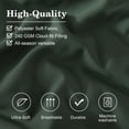 thumbnail image 3 of Amberspace 7-piece Bed in a Bag Comforter Set with Sheets,Dark Green,California King, 3 of 8