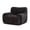 Black, variant on GZXS Oversized Chenille Upholstered Armchair, Modern Deep Seat Accent Lounge Chair, All-Foam Comfy Single Sofa, No Assembly, for Living Room/Bedroom/Apartment (Navy)
