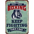 thumbnail image 1 of (1) Rectangular Hojalata 20*30cm Plano Serie Bodegones Boxeo, 1 of 9