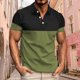 thumbnail image 1 of pstuiky camisetas de hombre, Camiseta informal de manga corta con botones para hombre camisas casuales para hombre s, 1 of 5