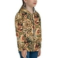 thumbnail image 5 of Kdxio Animal Leopard Pattern Kids Boys Girls Zip Up Hoodie 3D Printed Hooded Sweatshirt Hoody Coat with Pocket 7-12 Y-Small, 5 of 6