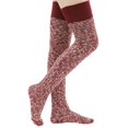 thumbnail image 2 of Bibifish Womens Socks Soft Thigh High Knitted Winter Boot Socks Warm Long Leg Warmers Over The Knee High Stocking For Ladies And Girls, 2 of 6