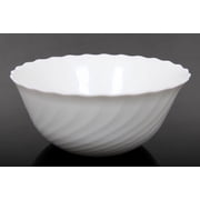 Luminarc Trianon White Glass Salad Bowl 18 cm