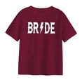 thumbnail image 1 of Camiseta con estampado de letras para mujer, Tops versátiles de manga corta para mujer, camiseta para pesca, compras en la calle y senderismo S Yinane Camiseta para mujer, 1 of 8