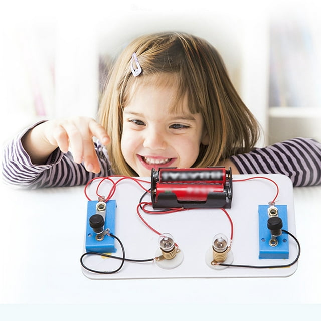 DIY Handmade Electric Circuit Model Educational Toys STEM Kit for Kids ...