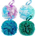 thumbnail image 1 of Set de 4 esponjas de malla para baño y ducha DadyMart, 1 of 8