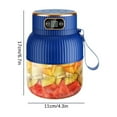 thumbnail image 3 of Mélangeur Gobelet Extracteur de Jus USB Rechargeable Smoothies Mélangeur Machine à Fruits, 3 of 8