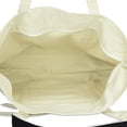 thumbnail image 7 of DALIX Initial Tote Bag Personalized Monogram Black Zippered Top Letter - A, 7 of 7