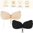 thumbnail image 2 of Sticky Push Up Adhesive Invisible Backless Bra Magic Nipple Covers Strapless Bra, 2 of 7