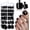 Black, variant on 120 count Coffee Press Toenails Women Nails with Tabs, Coffee Toenails Press Nails Glue Toenail Tip Artificial False Toenail for Women Girl