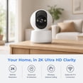 thumbnail image 6 of Indoor Security Camera, Wi-Fi 6 Cameras for Home Security, Motion Tracking, Night Vision, Smart detection and alerts, Two-Way Audio, SD Card or Paid Cloud, Security Camera for Pet Elderly, 6 of 9