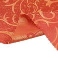 thumbnail image 4 of REGALWOVEN 6 Pack Cocktail Napkins Satin Cloth Napkins for Dinner, Parties, Restaurant Orange 19"x19", 4 of 7