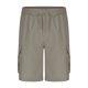 thumbnail image 4 of Pantalones Cortos de Carga de Cintura Elástica para Hombres Casual Sólido Longitud de Rodilla Bolsillo de Carga Pantalones Rectos, Mezcla de Algodón, 4 of 8