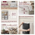 thumbnail image 5 of LEDREM Queen Size Hydraulic Lift-Up Storage Bed Frame with Upholstered Headboard, 12.5-Inch Underbed Space & Easy Assembly, Cappuccino Beige, 5 of 6