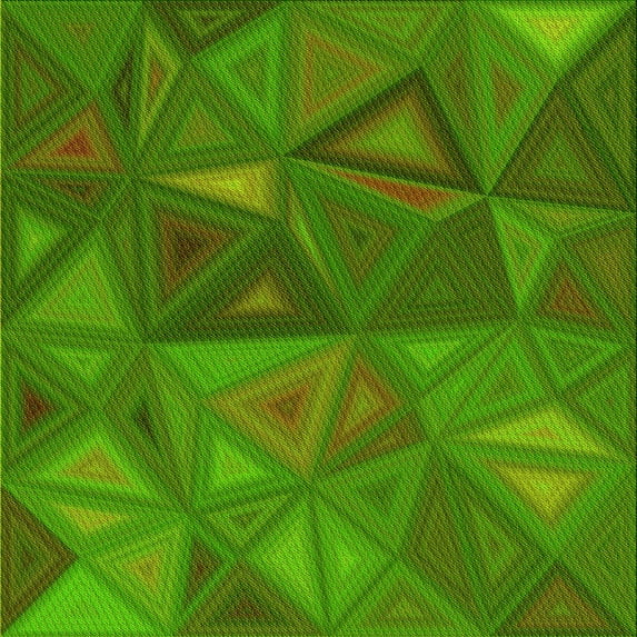 Ahgly Company Machine Washable Indoor Square Transitional Green Apple Green Area Rugs, 4' Square