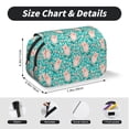 thumbnail image 5 of Sikiie Pig And Flower Print Flip Double-layer Pencil Case, All-purpose Stationery Bag for Study and Office, Zipper Design, Unisex, 5 of 7