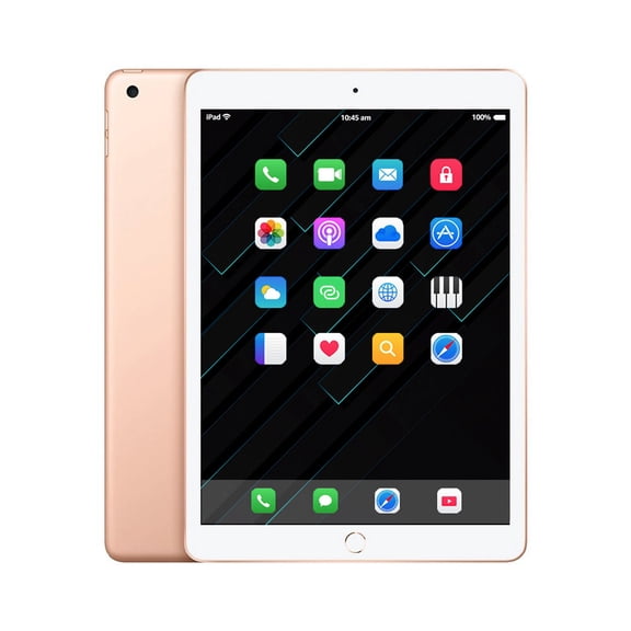 Pre-Owned Apple iPad 7th Gen A2200 (WiFi   Cellular Unlocked) 128GB Gold (Used - Grade B)