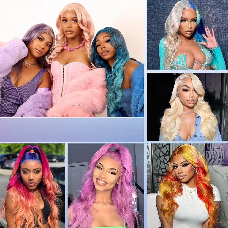 613 13x6 HD Lace Front Wig 24 Inch Human Hair 200 Density  display picture 1