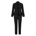 thumbnail image 5 of Wdgfv Women Suit Sets For Work 2035 Fall Two Piece Blazer Jacket and Pencil Pants Business Casual Office Formal Outfits, 5 of 6