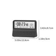 thumbnail image 3 of Digital Alarm Clock, Temperature, Humidity, Snooze, Aesthetic Home and Office Decor, Battery Operated Desk Clock for Office Living Room Shelf Bedroom, 3 of 5