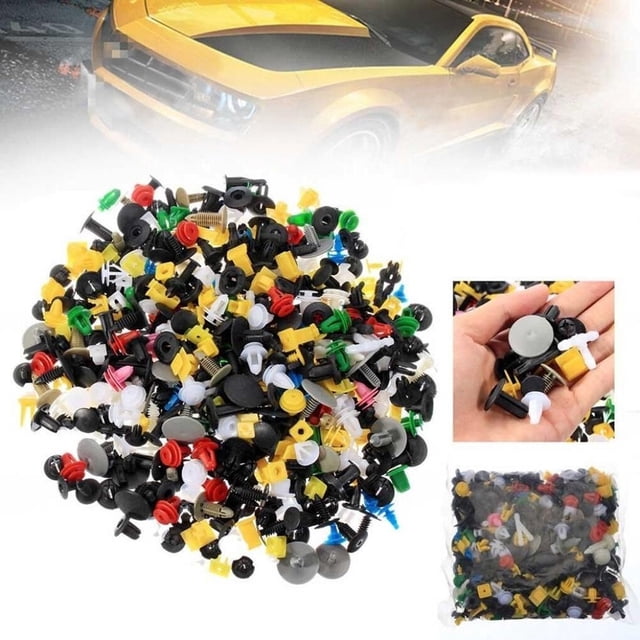 tredstone Car Trim Rivets Plastic Decorations Plier Tools Set Auto Fastener Clips Wear-resistant Vehicle Accessory Panel Bumper Using Mixed Rivets As Shown